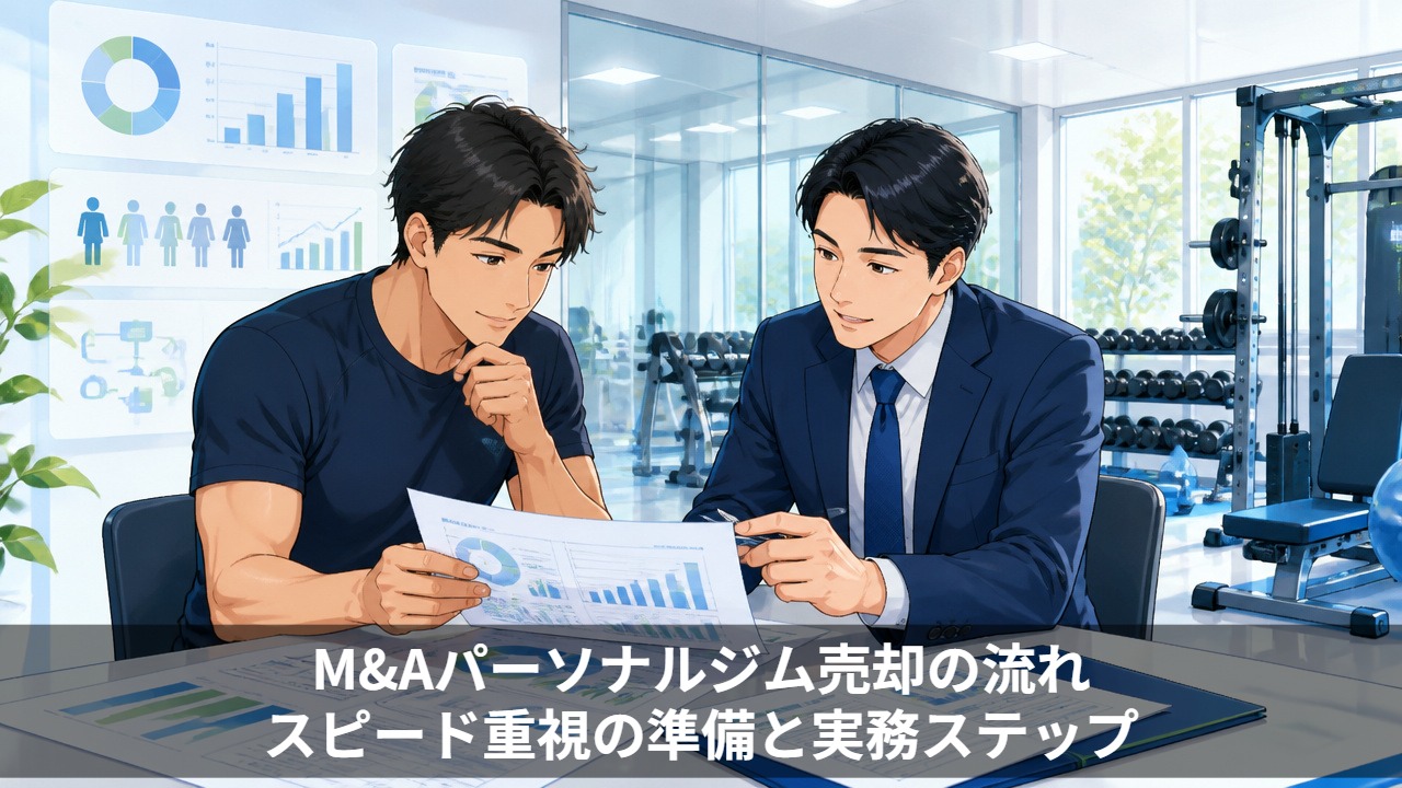 M&Aパーソナルジム売却の流れ｜スピード重視の準備と実務ステップ