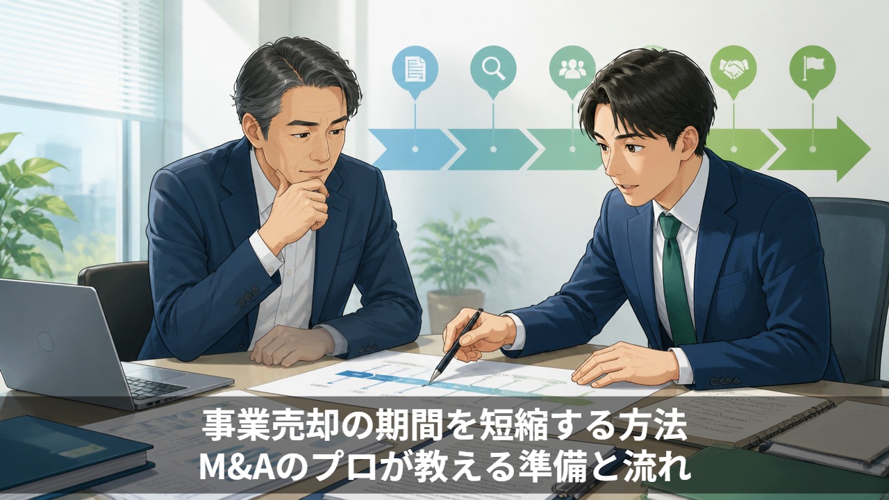 事業売却の期間を短縮する方法｜M&Aのプロが教える準備と流れ