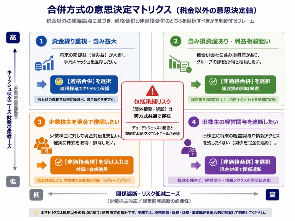 【文脈】税金以外の意思決定軸（資金繰り