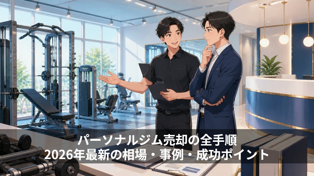 パーソナルジム売却の全手順｜2026年最新の相場・事例・成功ポイント