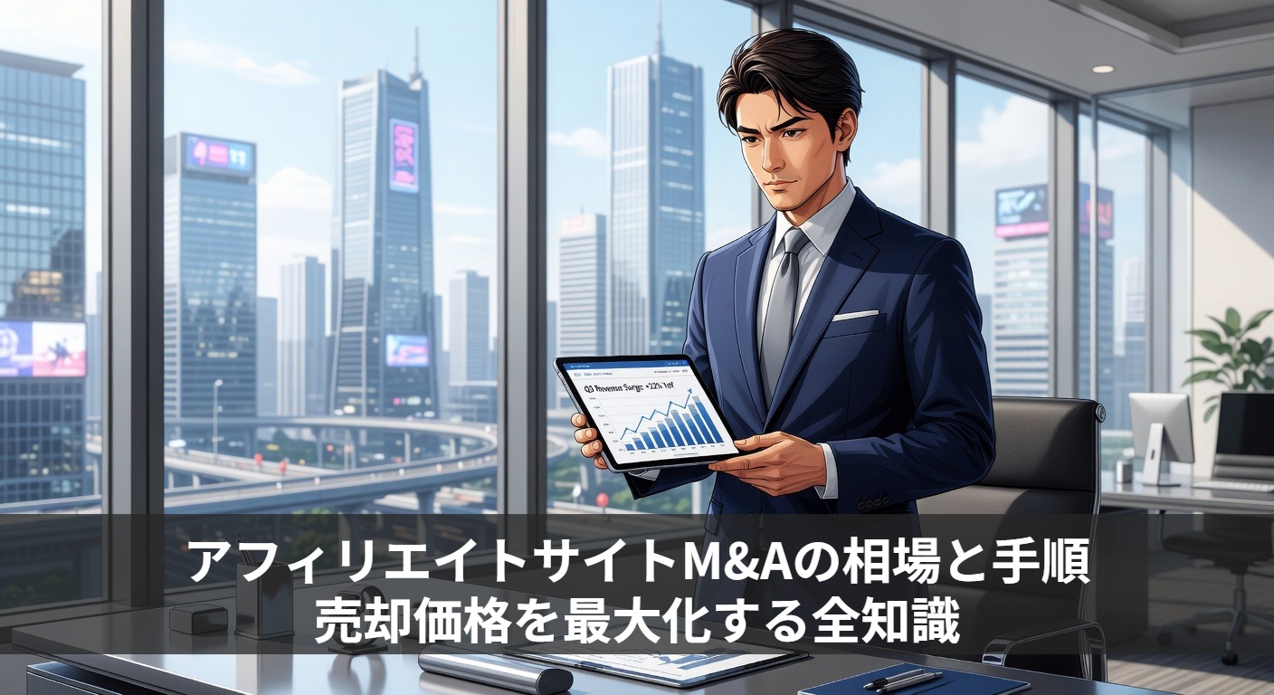 アフィリエイトサイトM&Aの相場と手順｜売却価格を最大化する全知識