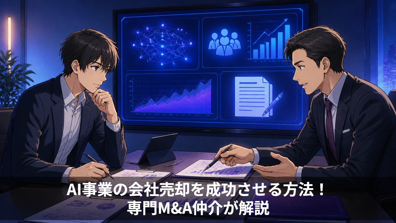 AI事業の会社売却を成功させる方法!M&Aの専門家が解説