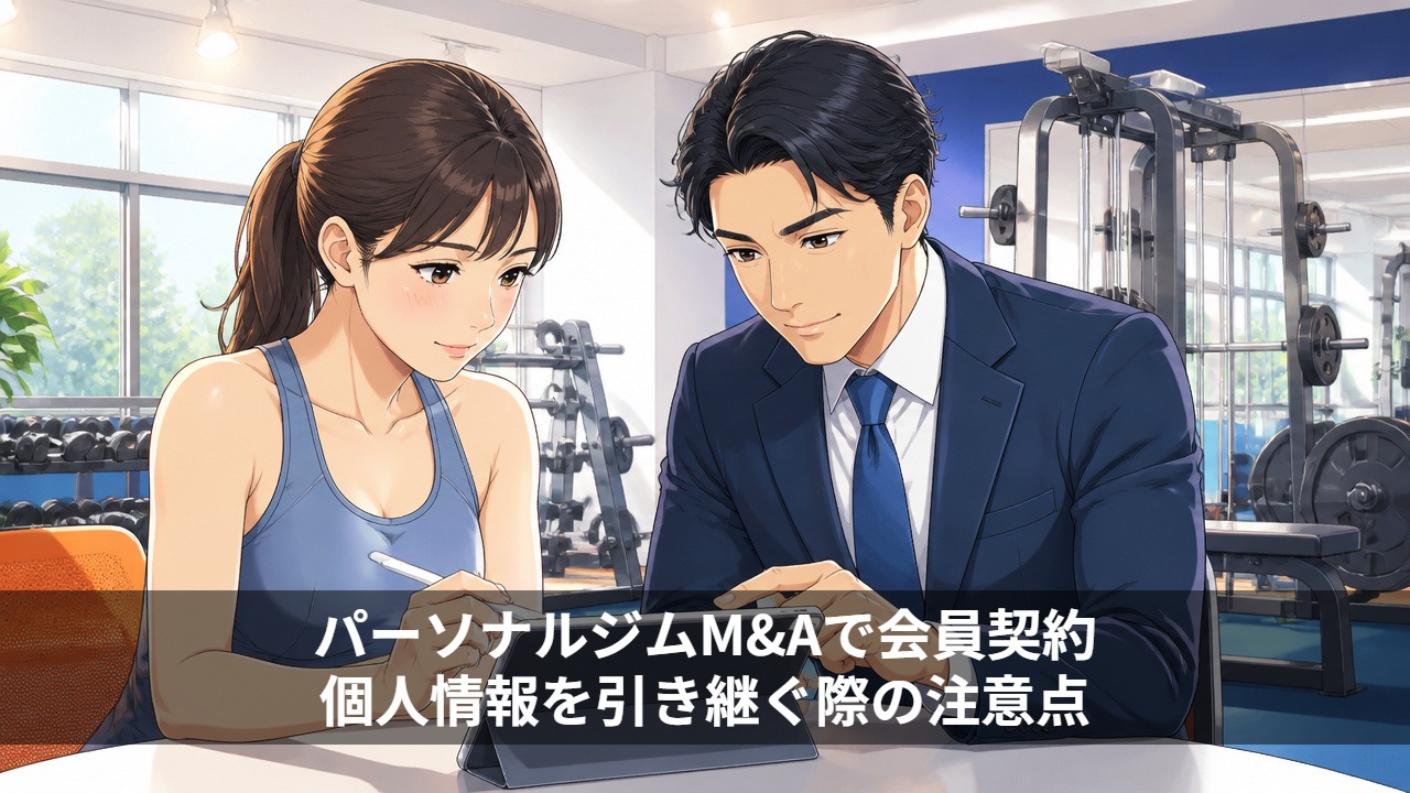 パーソナルジムM&Aで会員契約・個人情報を引き継ぐ際の注意点