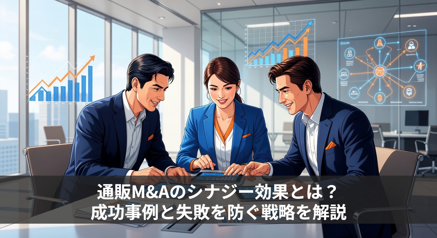 通販M&Aのシナジー効果とは？成功事例と失敗を防ぐ戦略を解説