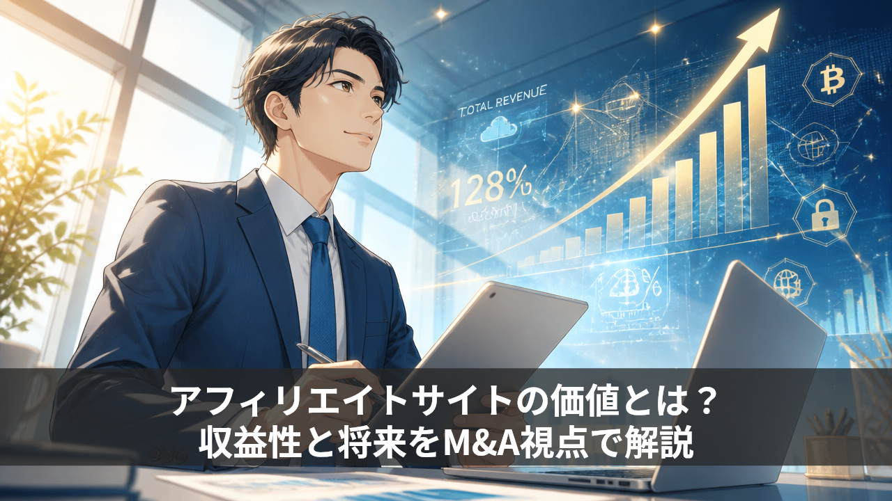 アフィリエイトサイトの価値とは？収益性と将来をM&A視点で解説
