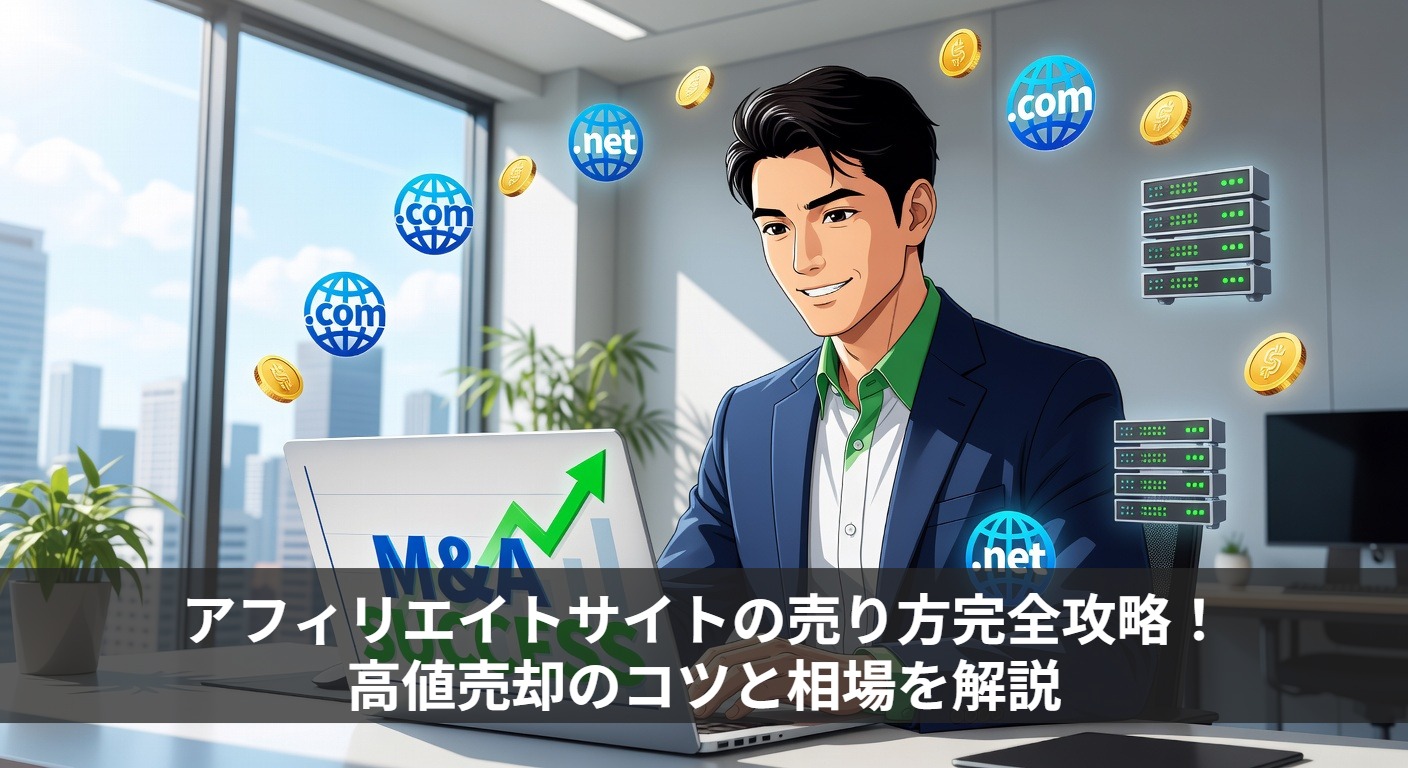 アフィリエイトサイトの売り方完全攻略!高値売却のコツと相場を解説