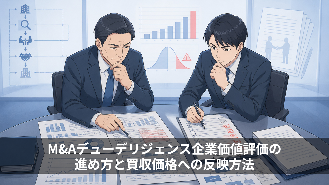 M&Aデューデリジェンス企業価値評価の進め方と買収価格への反映方法