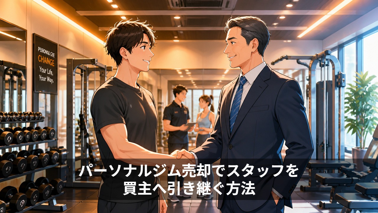 パーソナルジム売却でスタッフを買主へ引き継ぐ方法