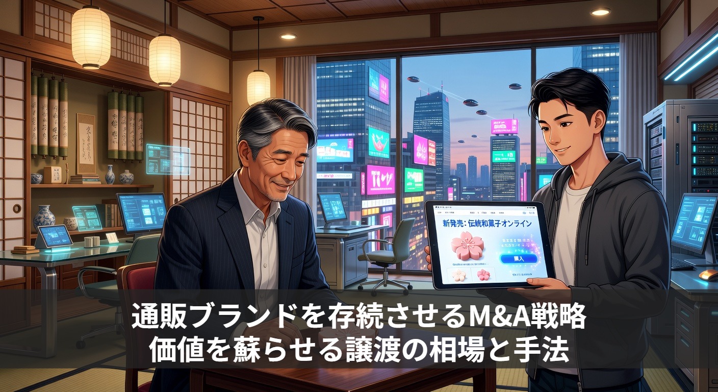 通販ブランドを存続させるM&A戦略|価値を蘇らせる譲渡の相場と手法