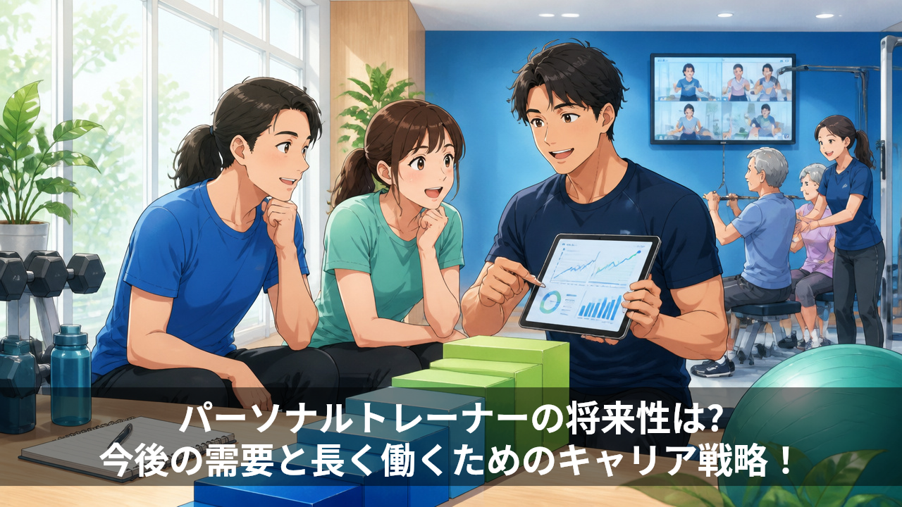 パーソナルトレーナーの将来性は?今後の需要と長く働くためのキャリア戦略