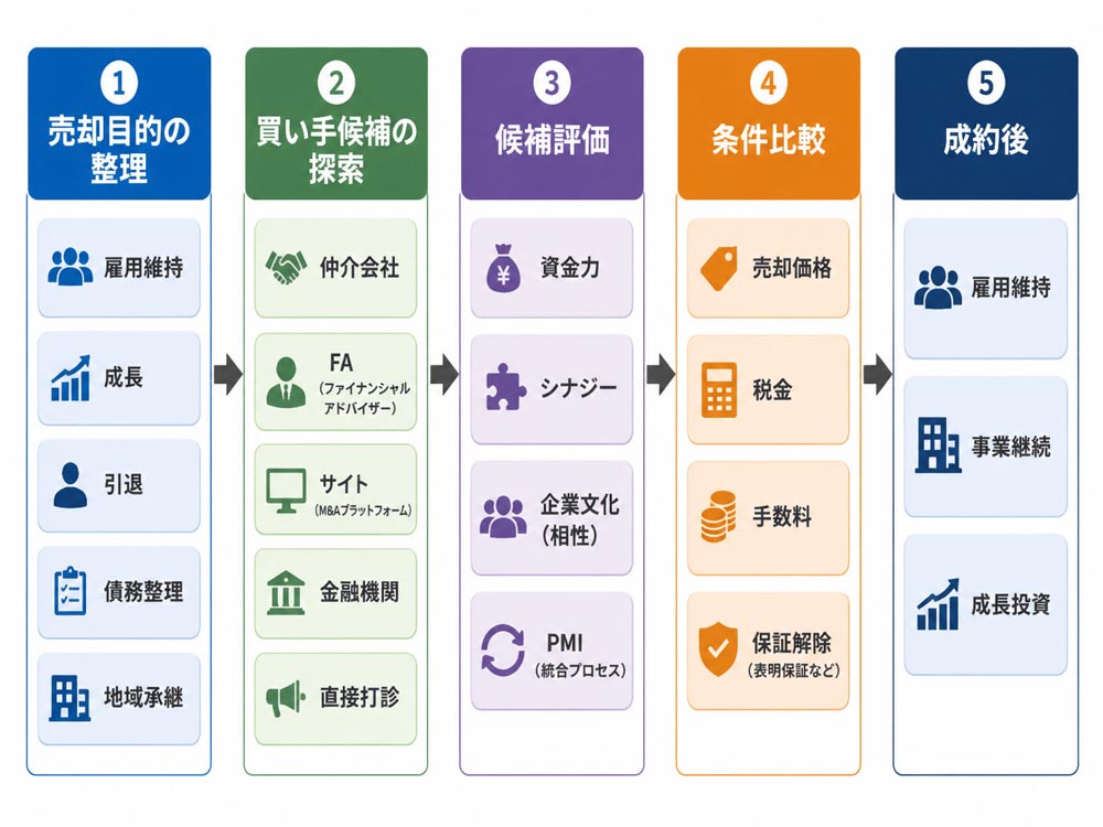 【文脈】事業売却の買い手探しでは