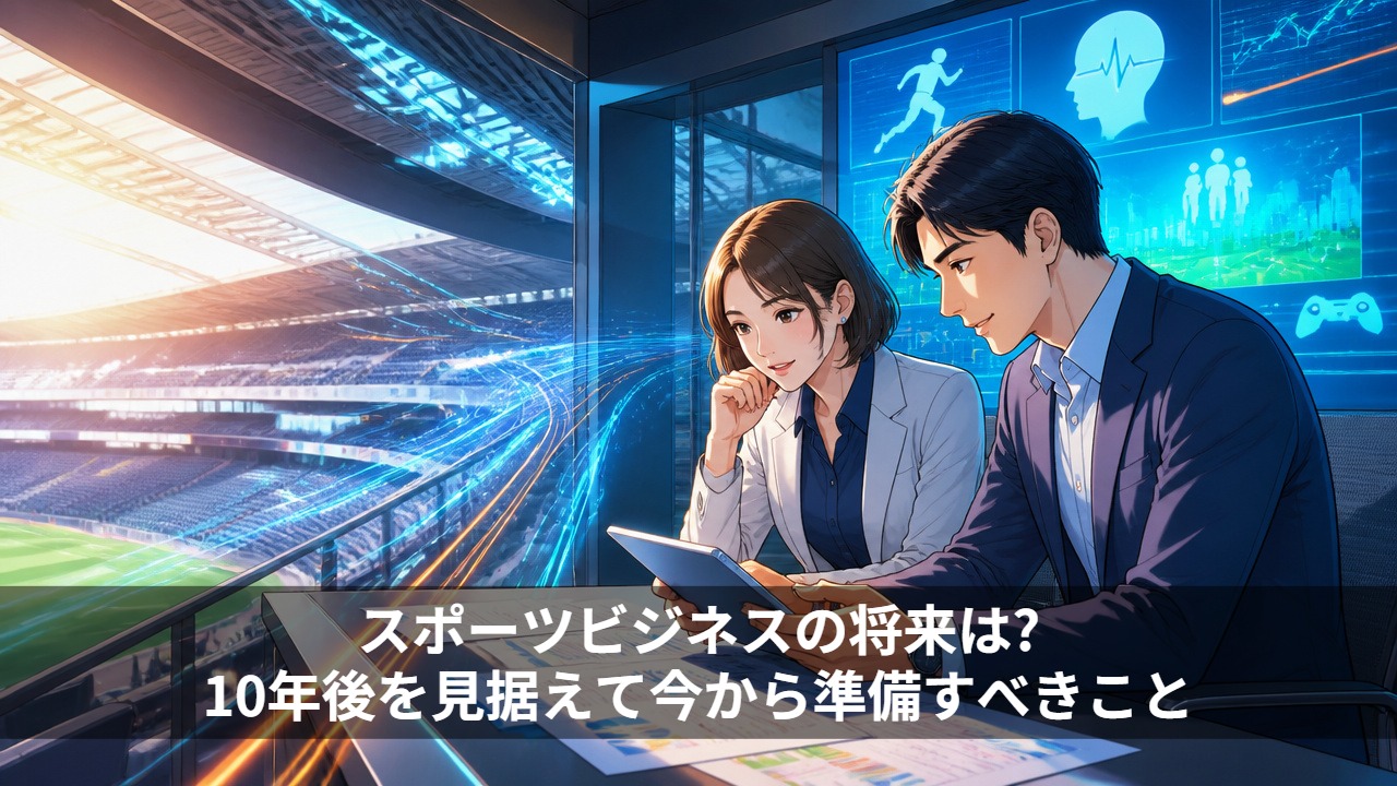 スポーツビジネスの将来は?10年後を見据えて今から準備すべきこと