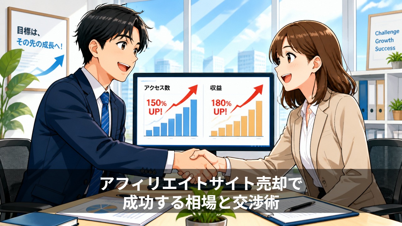 アフィリエイトサイト売却で成功する相場と交渉術