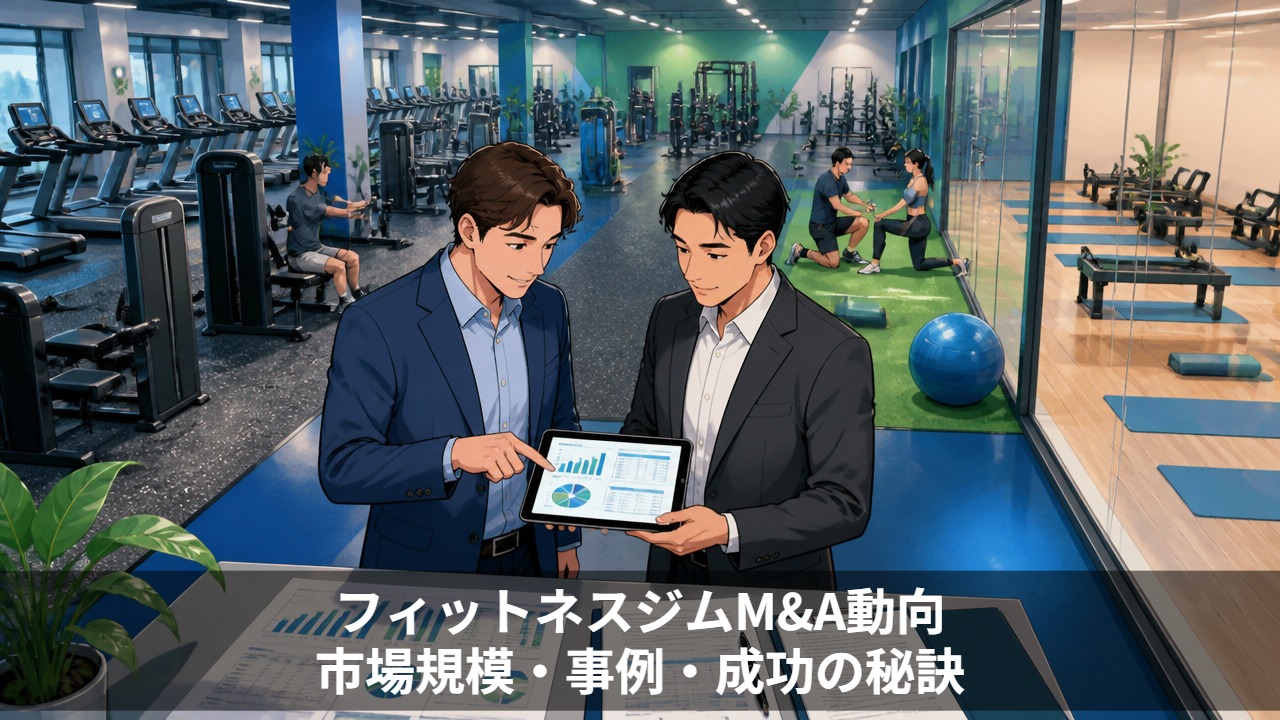 フィットネスジムM&A動向｜市場規模・事例・成功の秘訣