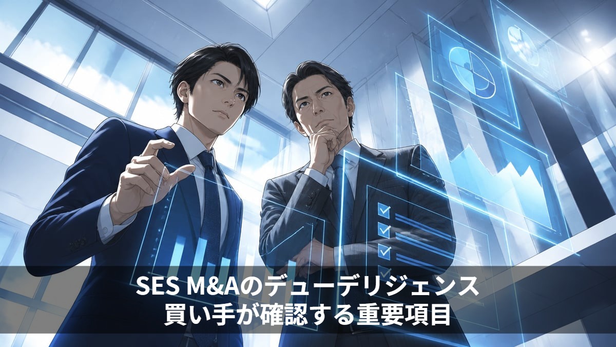 SES M&Aのデューデリジェンス|買い手が確認する重要項目