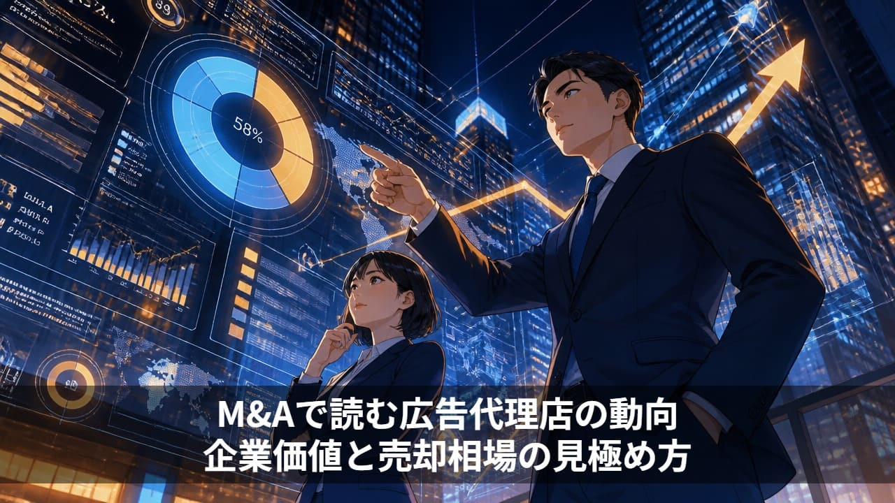 M&Aで読む広告代理店の動向|企業価値と売却相場の見極め方