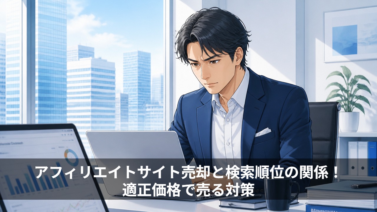 アフィリエイトサイト売却と検索順位の関係！適正価格で売る対策