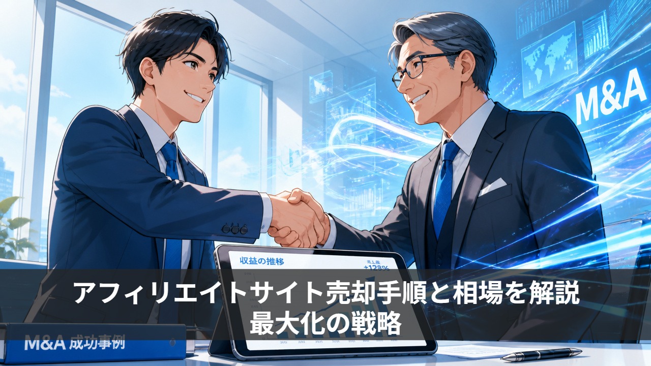 アフィリエイトサイト売却手順と相場を解説｜最大化の戦略
