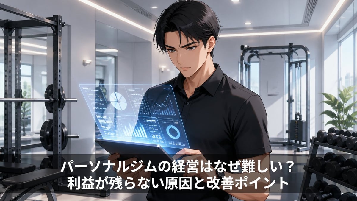 パーソナルジムの経営はなぜ難しい?利益が残らない原因と改善ポイント