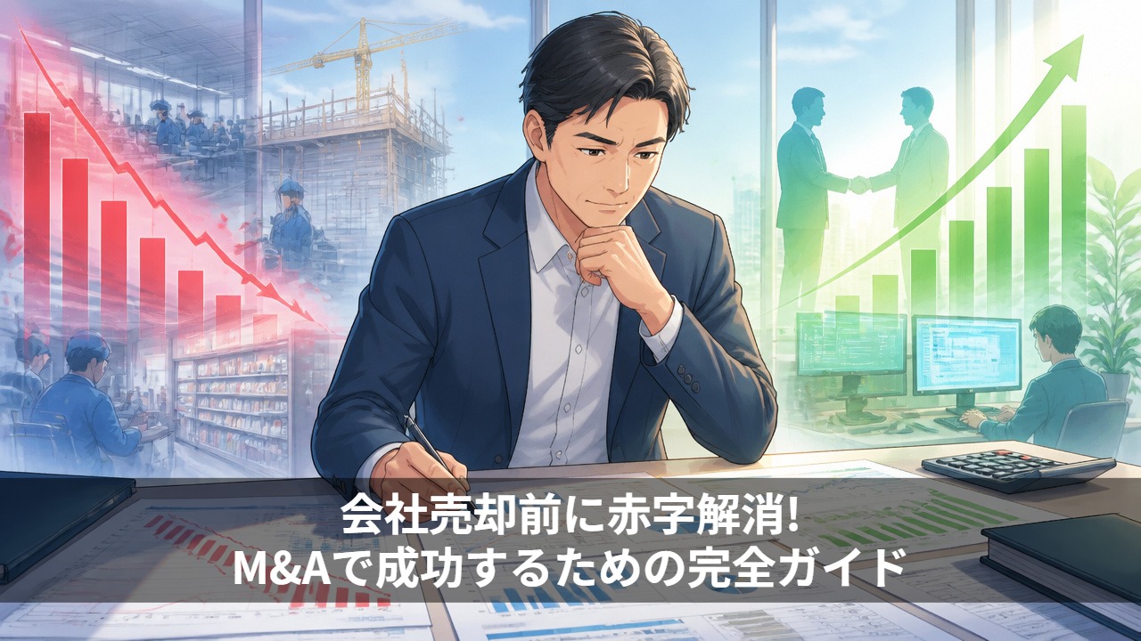 会社売却前に赤字解消！M&Aで成功するための完全ガイド