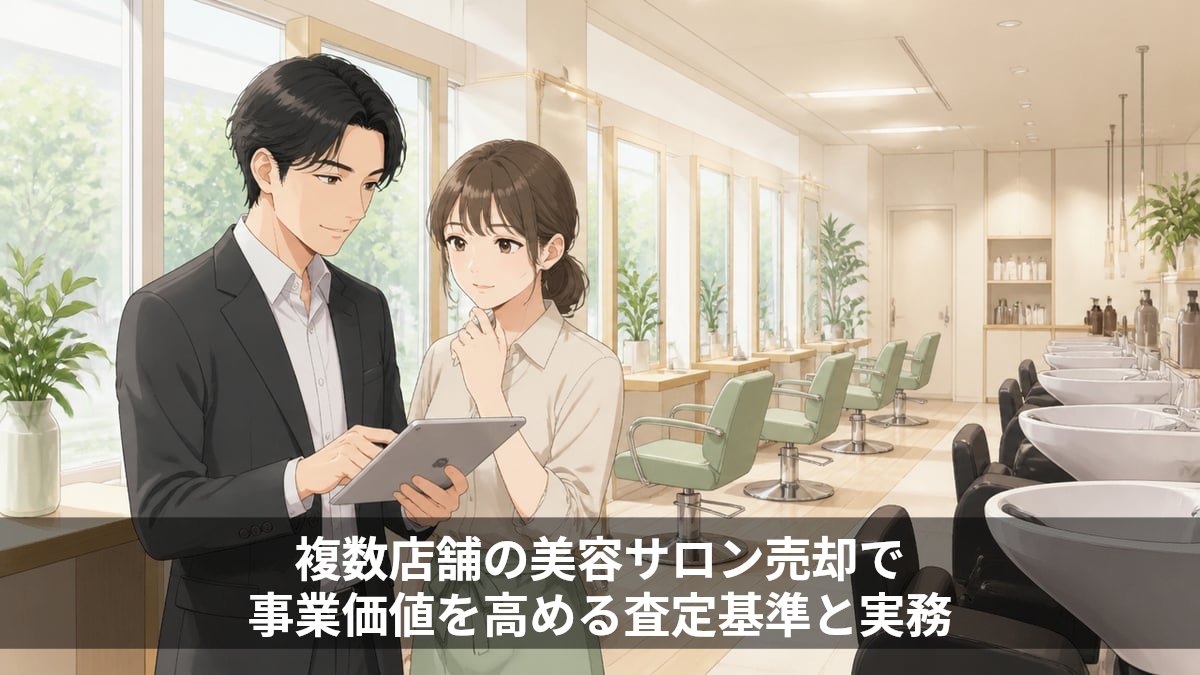 複数店舗の美容サロン売却で事業価値を高める査定基準と実務