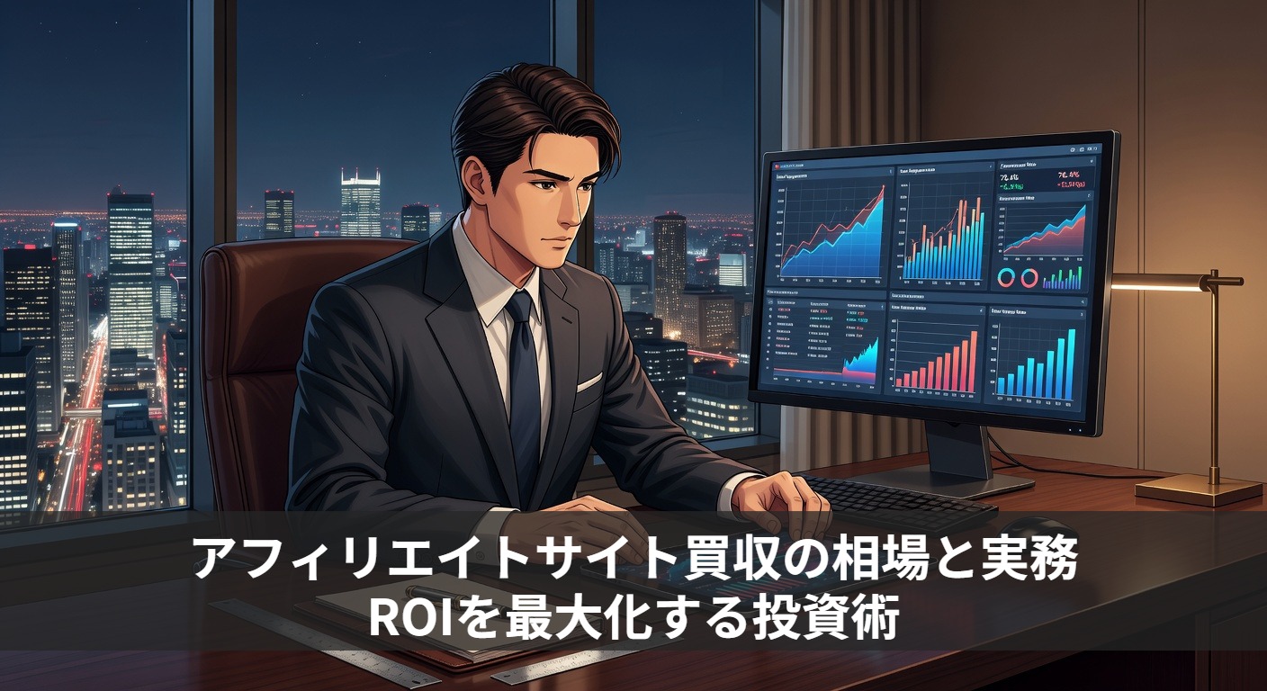 アフィリエイトサイト買収の相場と実務|ROIを最大化する投資術