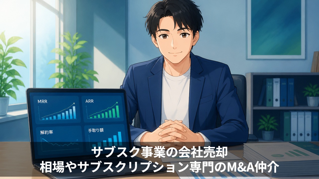 サブスク事業の会社売却｜相場やサブスクリプション専門のM&A仲介