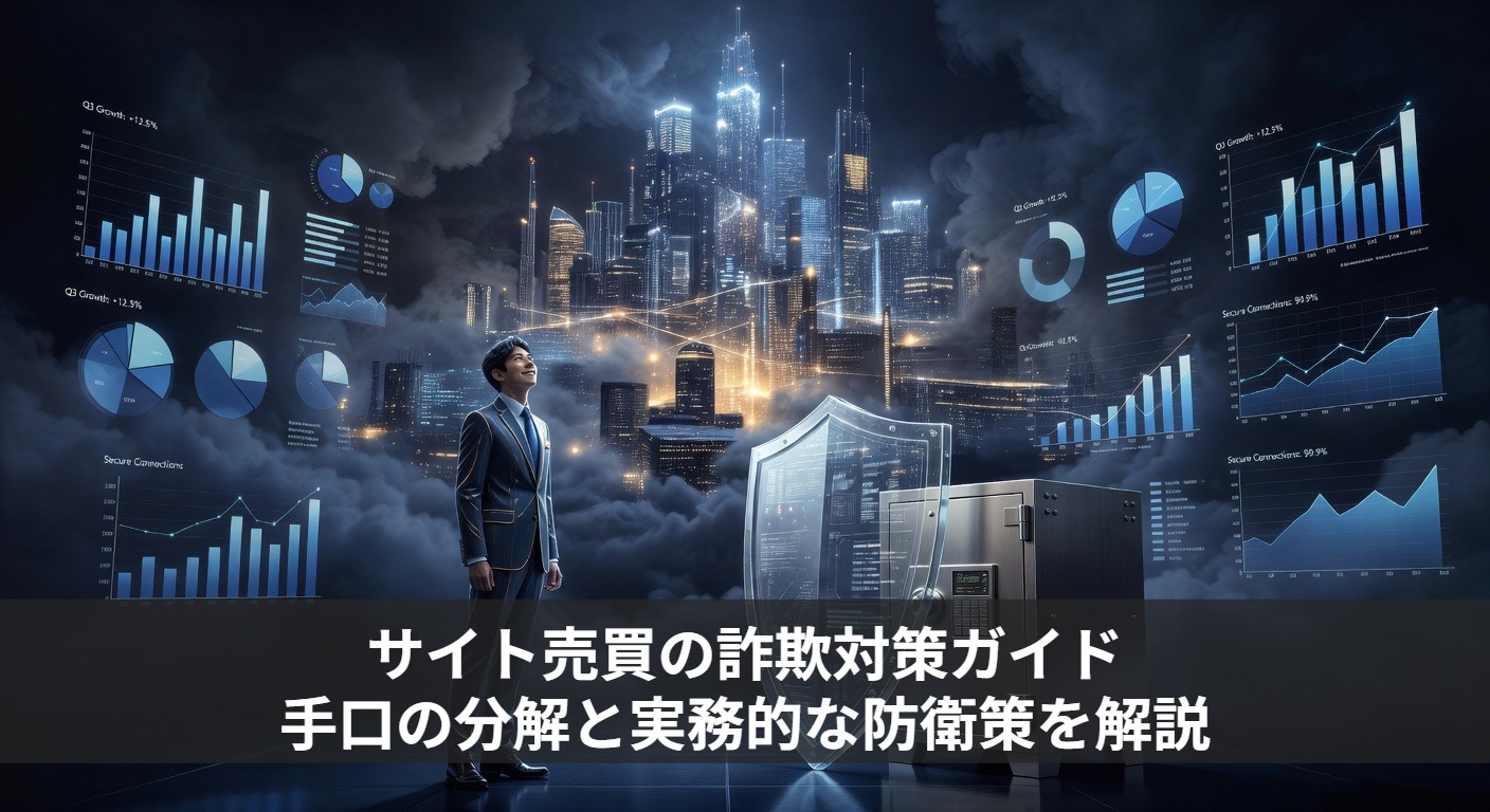 サイト売買の詐欺対策ガイド|手口の分解と実務的な防衛策を解説