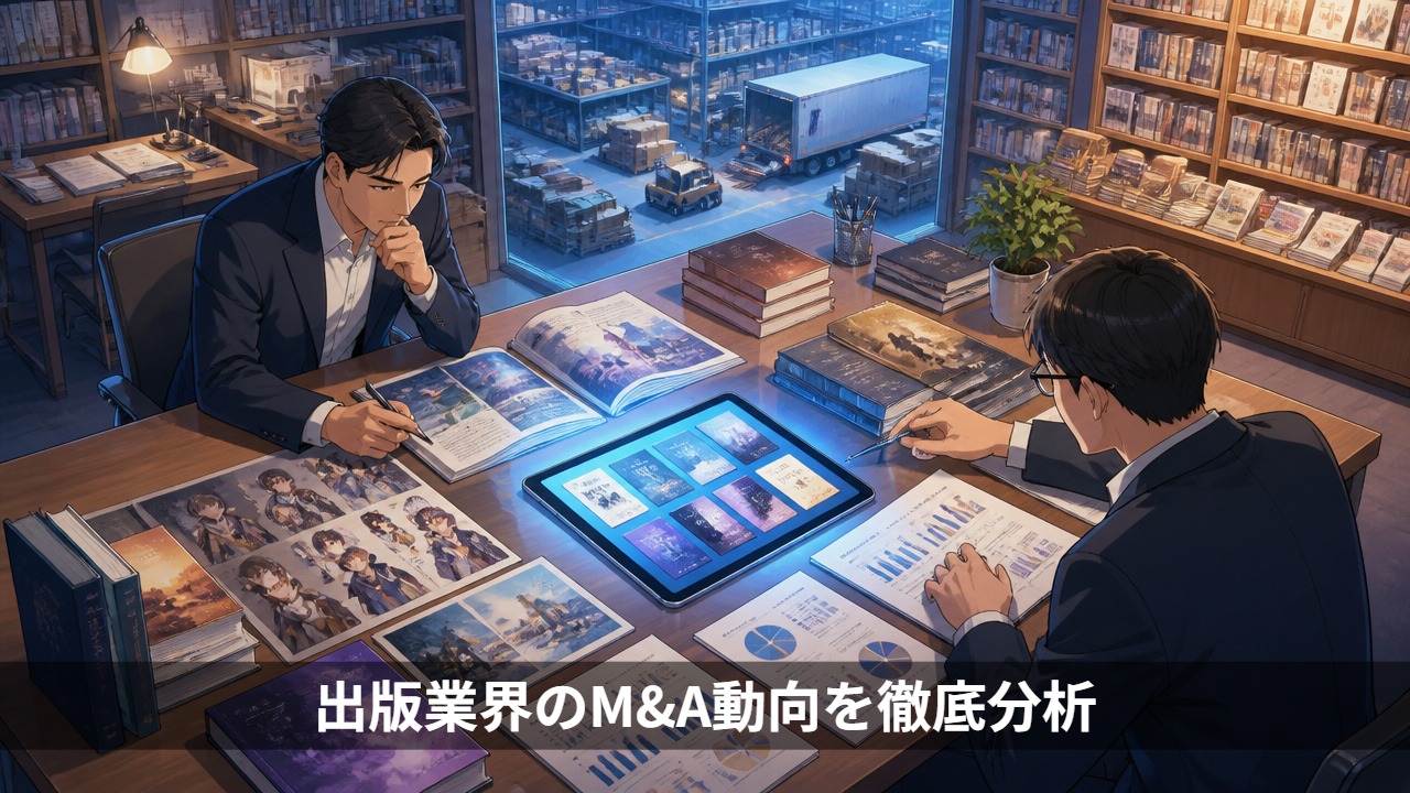 出版業界のM&A動向を徹底分析