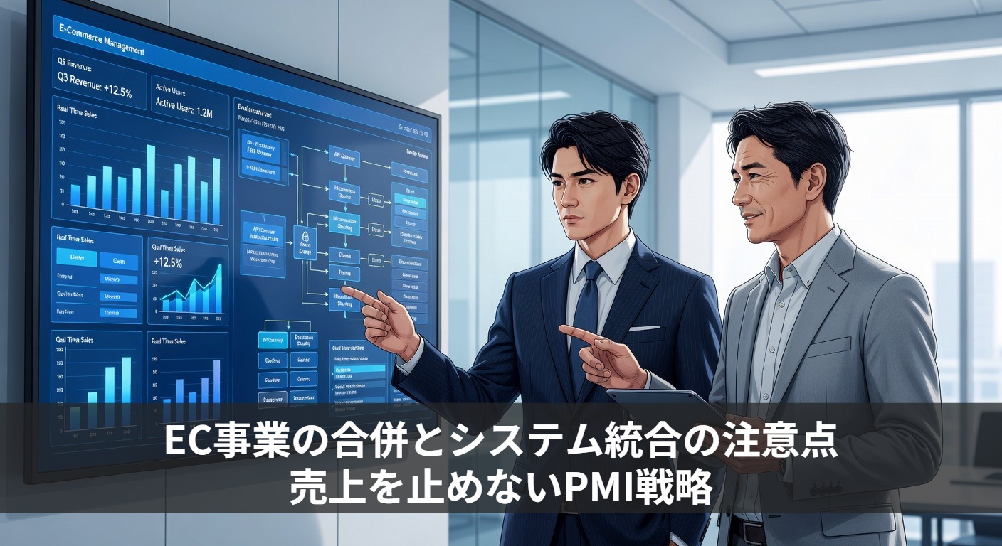 EC事業の合併とシステム統合の注意点｜売上を止めないPMI戦略