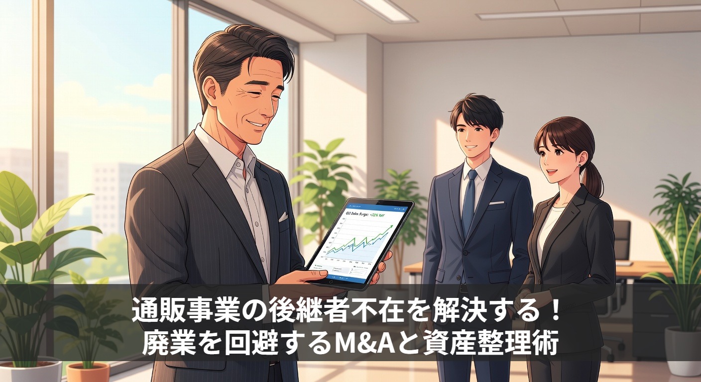 通販事業の後継者不在を解決する！廃業を回避するM&Aと資産整理術