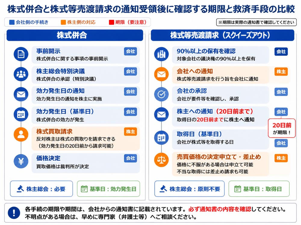 【文脈】株式併合と株式等売渡請求について
