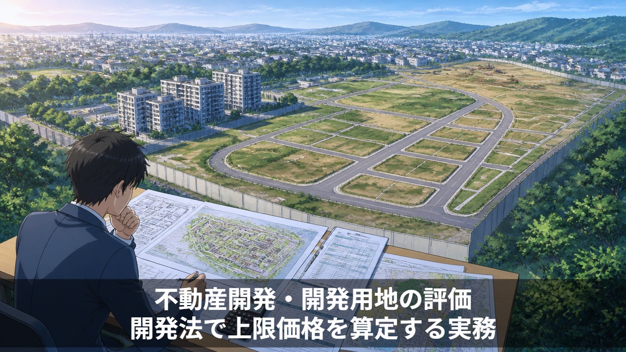 不動産開発・開発用地の評価|開発法で上限価格を算定する実務