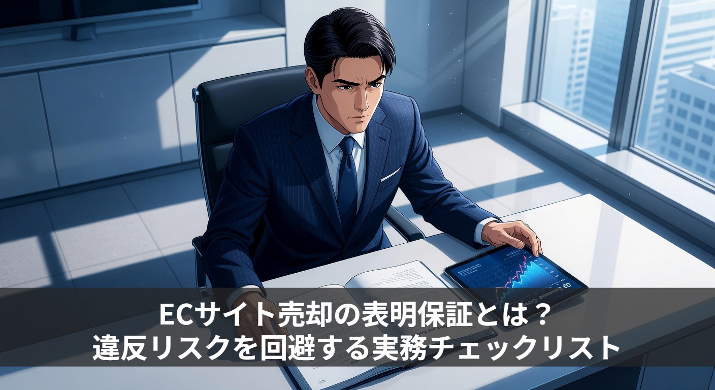 ECサイト売却の表明保証とは？違反リスクを回避する実務チェックリスト
