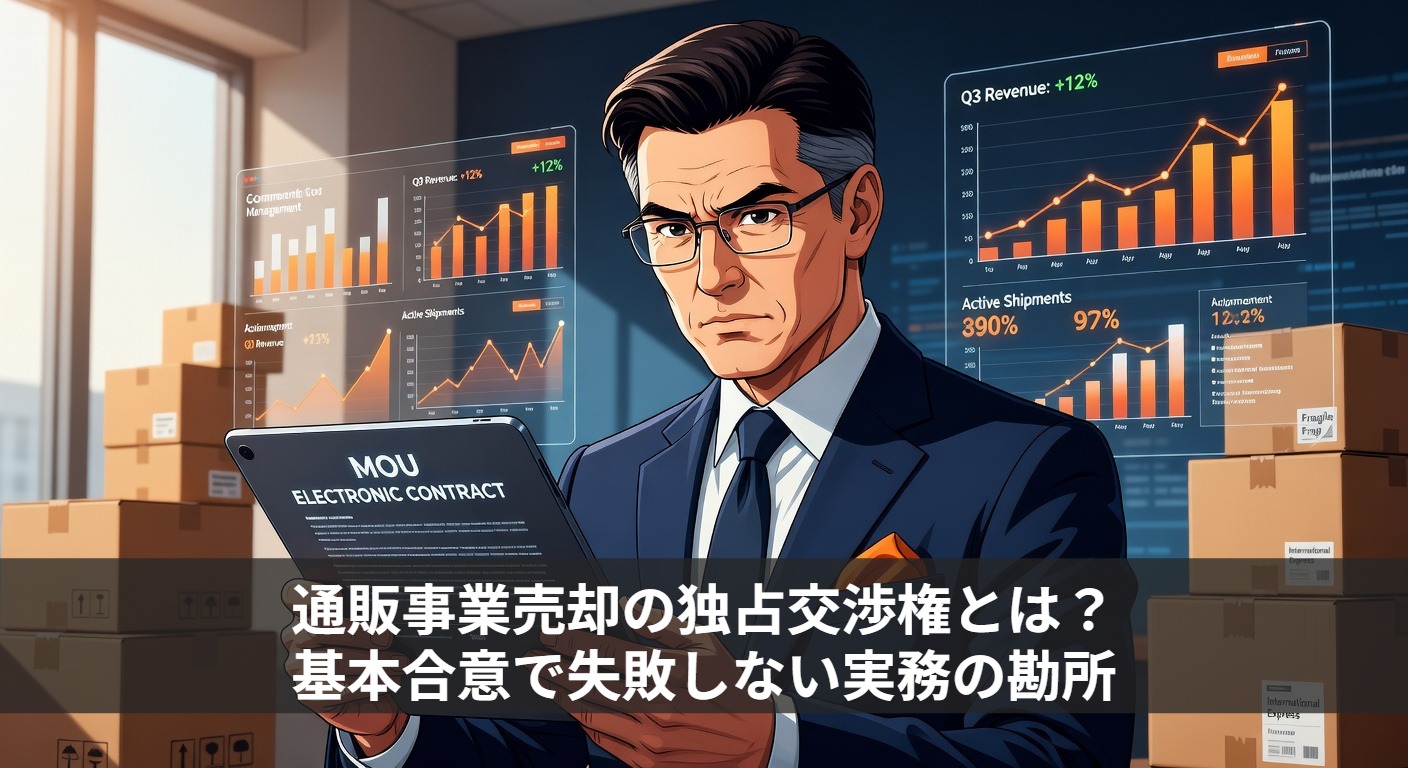 通販事業売却の独占交渉権とは？基本合意で失敗しない実務の勘所