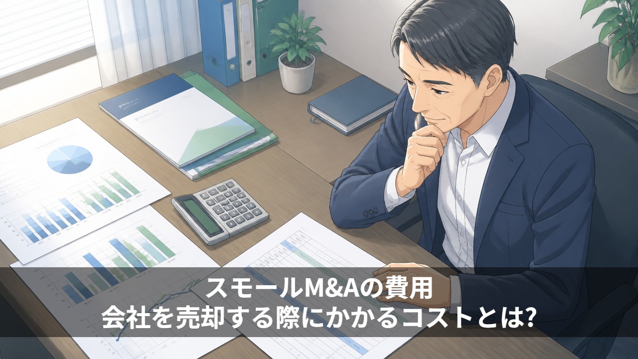 スモールM&Aの費用|会社を売却する際にかかるコストとは?