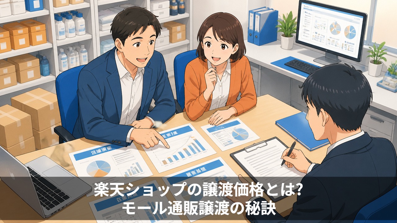 楽天ショップの譲渡価格とは?モール通販譲渡の秘訣