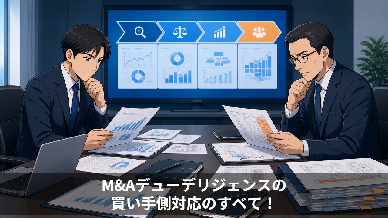 M&Aデューデリジェンスの買い手側対応のすべて！