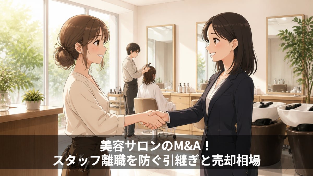 美容サロンのM&A!スタッフ離職を防ぐ引継ぎと売却相場