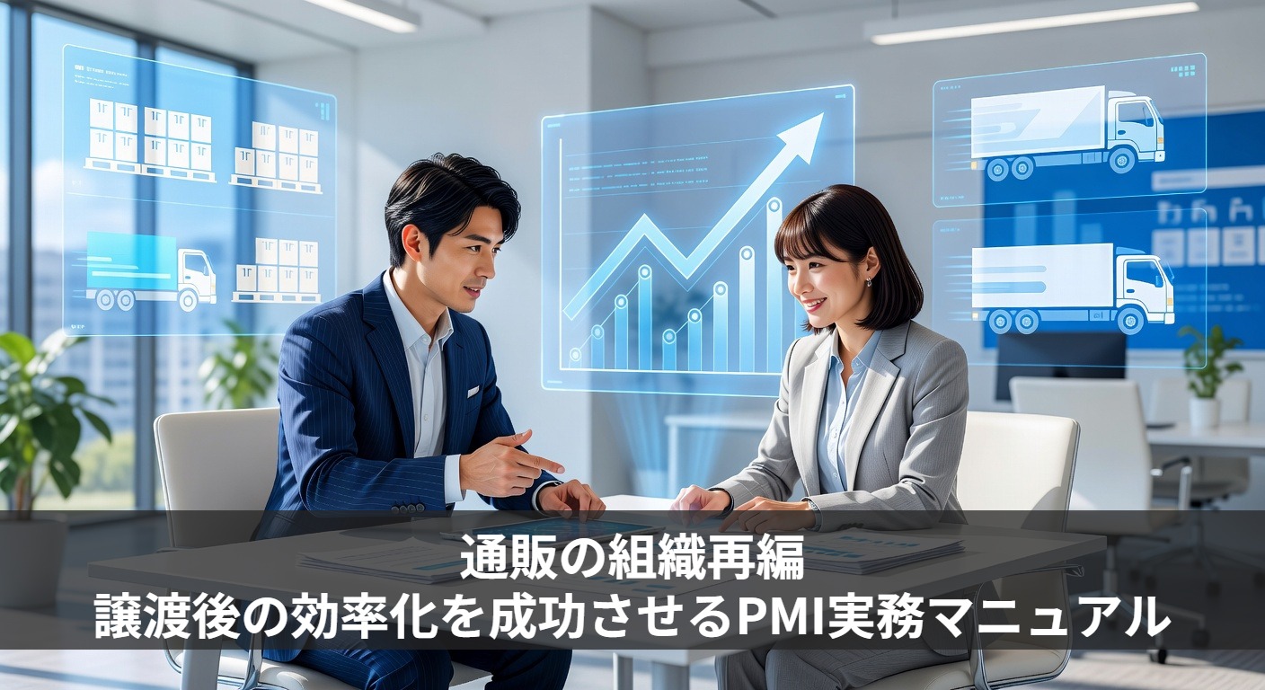 通販の組織再編｜譲渡後の効率化を成功させるPMI実務マニュアル