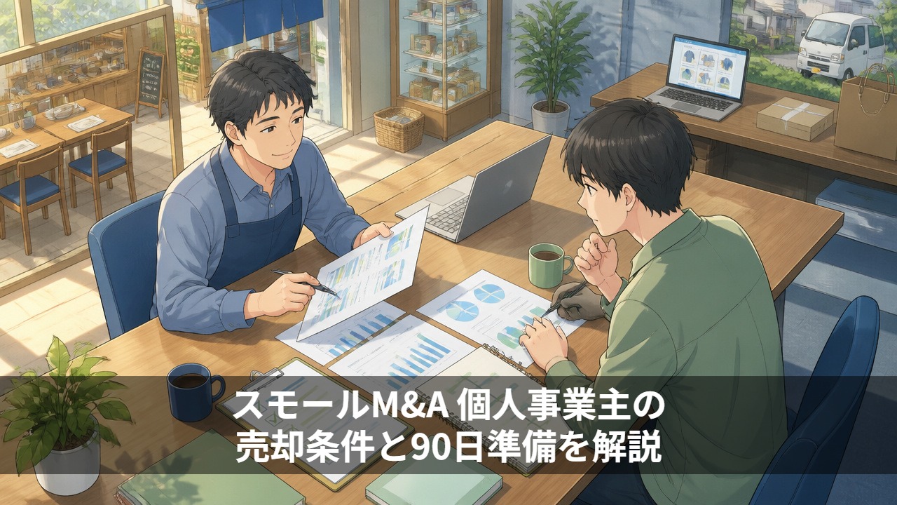 スモールM&A 個人事業主の売却条件と90日準備を解説