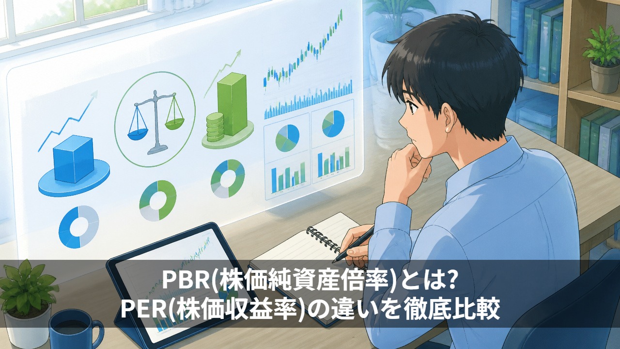 PBR（株価純資産倍率）とは?PER（株価収益率）の違いを徹底比較