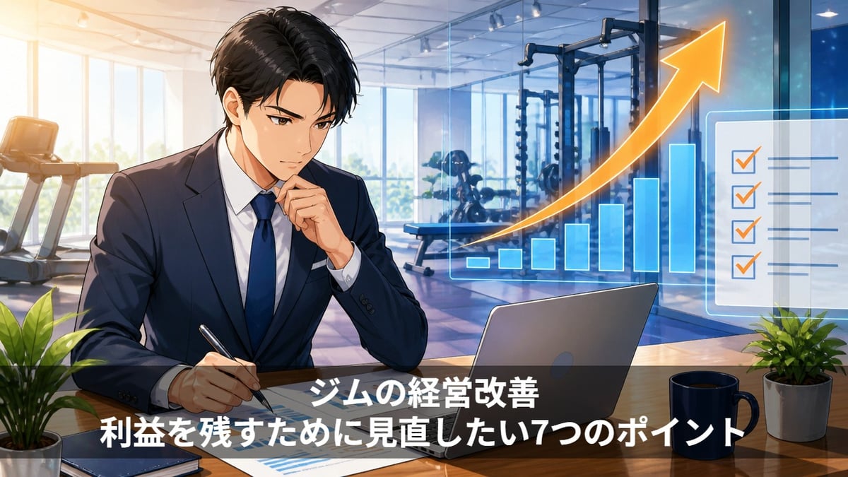 ジムの経営改善｜利益を残すために見直したい7つのポイント
