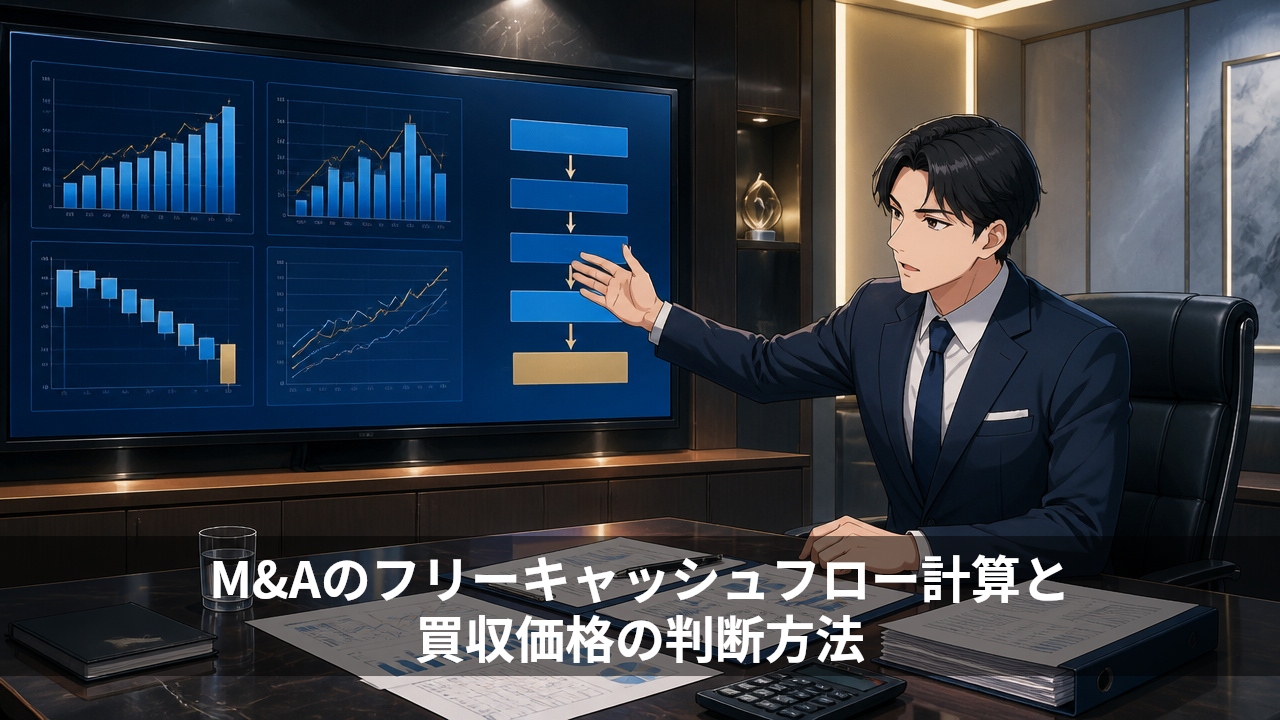 M&Aのフリーキャッシュフロー計算と買収価格の判断方法