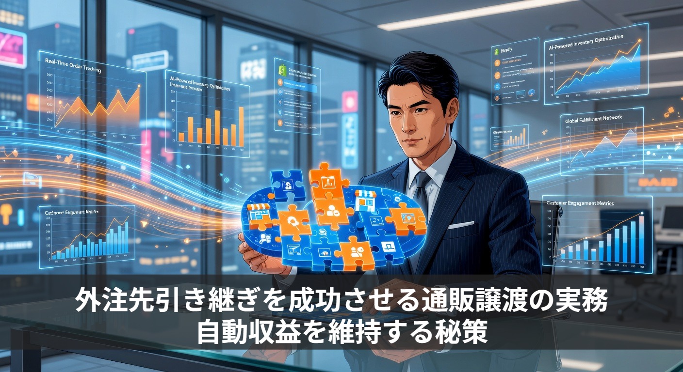 外注先引き継ぎを成功させる通販譲渡の実務｜自動収益を維持する秘策
