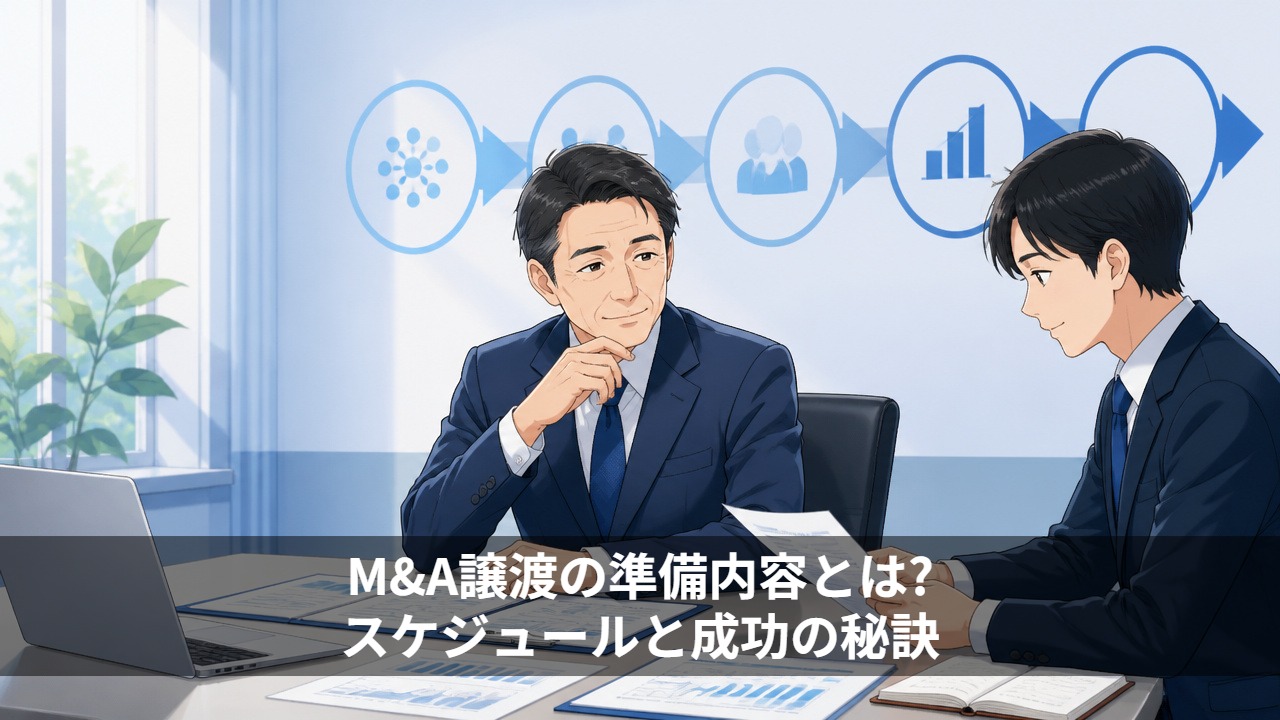 M&A譲渡の準備内容とは?スケジュールと成功の秘訣