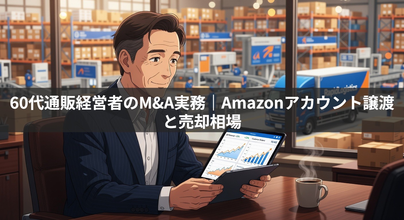 60代通販経営者のM&A実務｜Amazonアカウント譲渡と売却相場