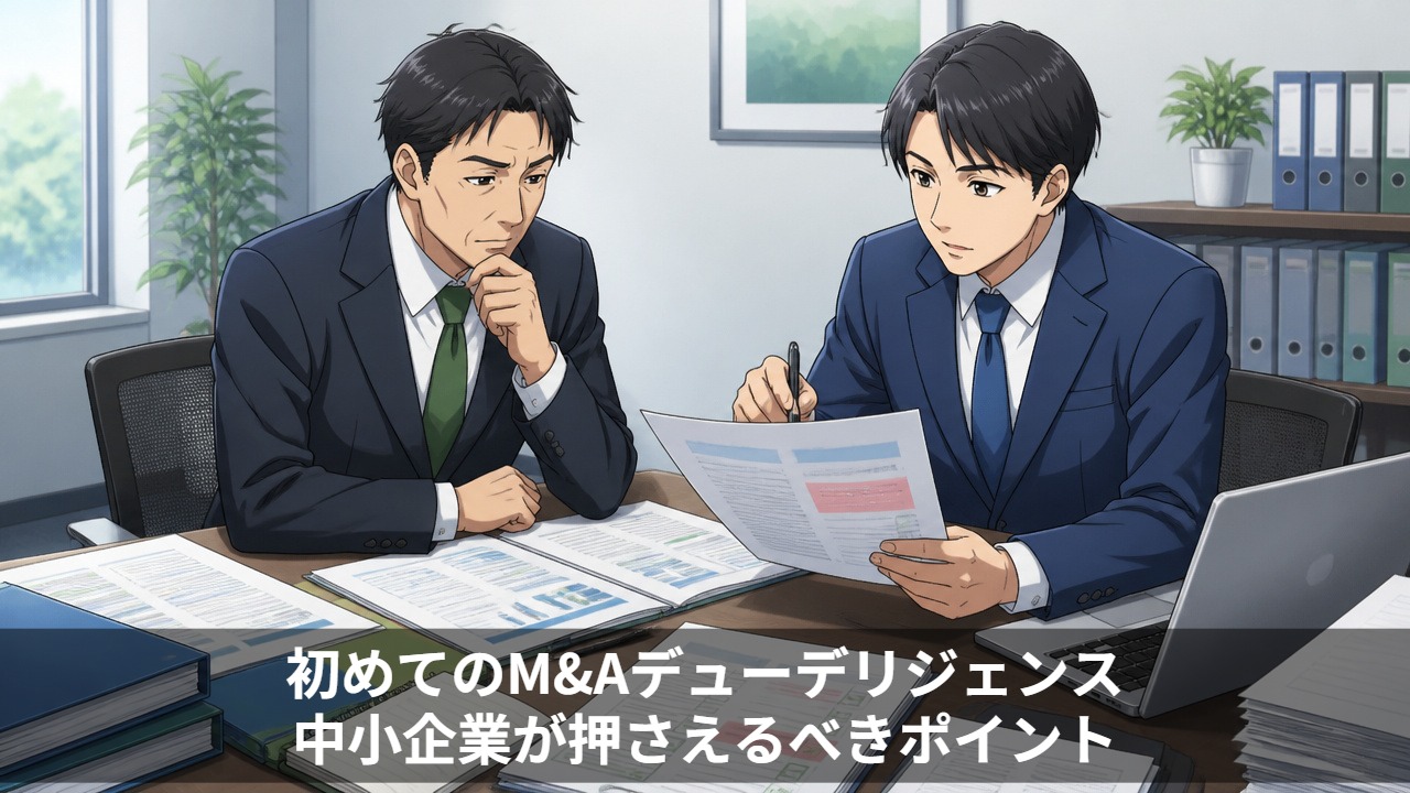 初めてのM&Aデューデリジェンス｜中小企業が押さえるべきポイント