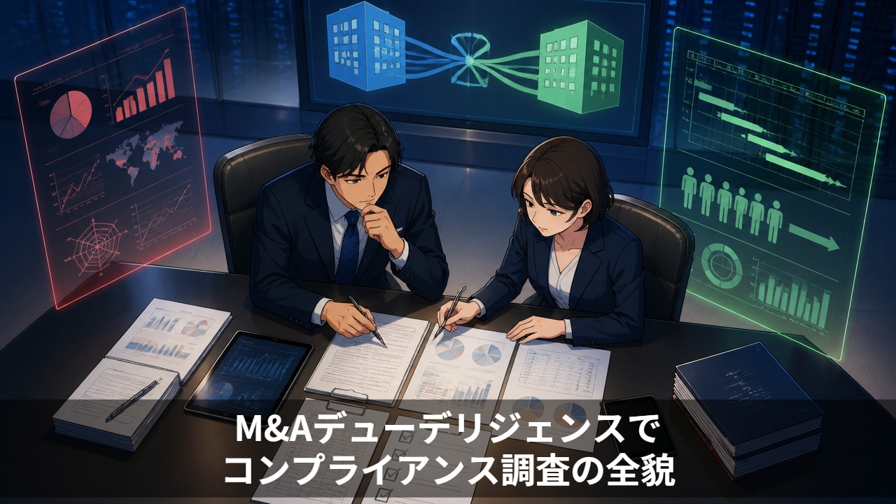 M&Aデューデリジェンスでコンプライアンス調査の全貌