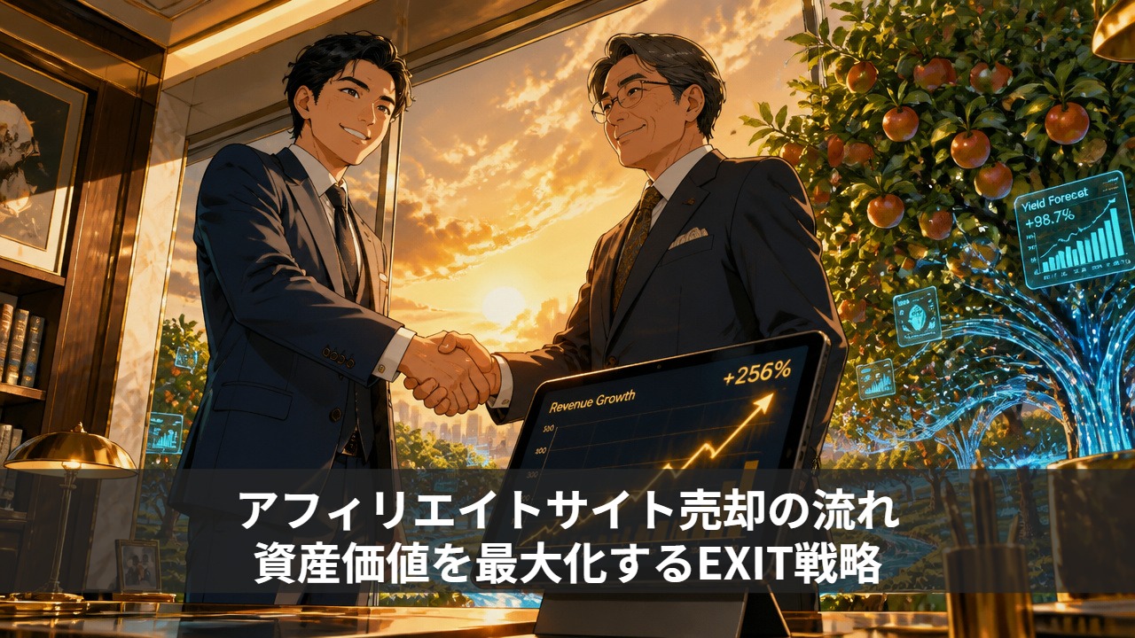 アフィリエイトサイト売却の流れ｜資産価値を最大化するEXIT戦略
